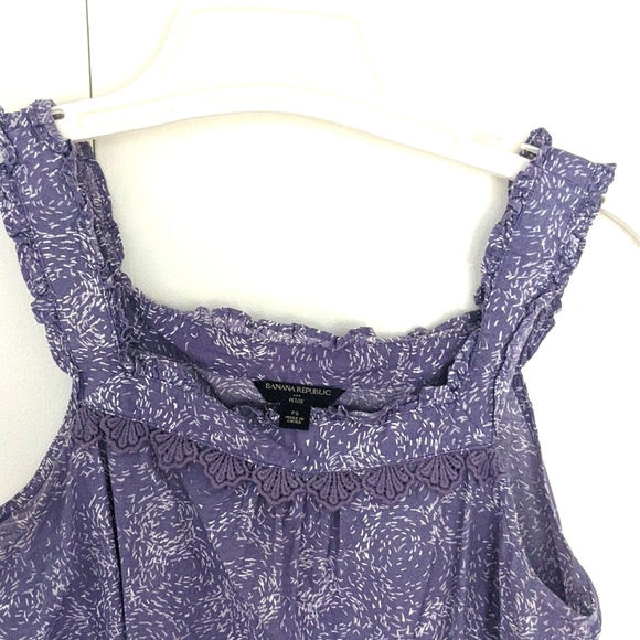 Banana Republic Purple Tank Top - Picture 3 of 7